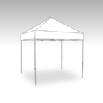 Tente pliante avec Bâche de toit - Acier - Polyester