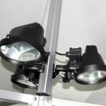 KIT LUMIÈRE ET CHAUFFAGE SUSPENDU POUR TONNELLE OU PARASOL - ALUMINIUM MOULÉ - SUNDOG 1200